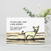 Verhuisberichtkaart Aankondiging (Staand voorkant)