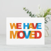 Verhuisberichtkaarten Aankondiging (Staand voorkant)