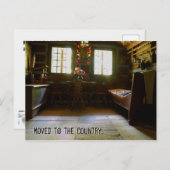 Verhuisd naar het land | Grappige adreswijziging Aankondigingskaart (Voorkant / Achterkant)
