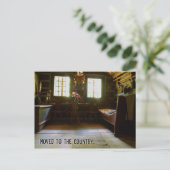 Verhuisd naar het land | Grappige adreswijziging Aankondigingskaart (Staand voorkant)