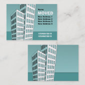 Verhuisd Visitekaartje (Voorkant / Achterkant)