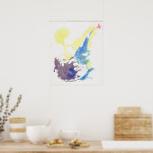 Verhuisdag - 1961 - Helen Frankenthaler Poster (Keuken)