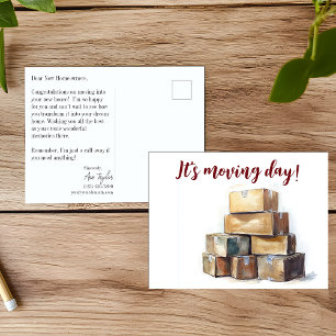 Verhuisdag Congratulaties Briefkaart