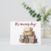 Verhuisdag Congratulaties Briefkaart (Staand voorkant)