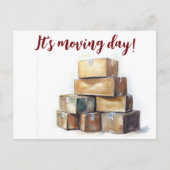 Verhuisdag Congratulaties Briefkaart (Voorkant)
