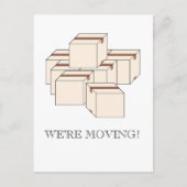 Verhuisdozen Aankondigingskaart (Voorkant)