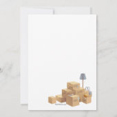 Verhuisdozen Verplaatste aankondiging (Achterkant)