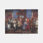 verhuisfeest fleece deken (Voorkant (Horizontaal))