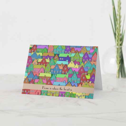 Verhuiskamer Nieuw-startpunt gepersonaliseerd Aankondiging (Voorkant)