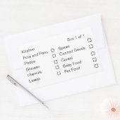 Verhuislabels aanpassen rechthoekige sticker (Envelop)