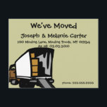 Verhuistruck - We hebben Kaarten voor aankondiging<br><div class="desc">Wijzig gewoon de tekst (lettertype / kleur / persoonlijke info) en achtergrondkleur om al je vrienden en familie te laten weten dat je bent verhuisd. Uw nieuwe adres,  telefoonnummer en de datum voor wanneer de verhuizing officieel is.</div>