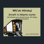 Verhuistruck - We hebben Kaarten voor aankondiging<br><div class="desc">Wijzig gewoon de tekst (lettertype / kleur / persoonlijke info) en achtergrondkleur om al je vrienden en familie te laten weten dat je bent verhuisd. Uw nieuwe adres,  telefoonnummer en de datum voor wanneer de verhuizing officieel is.</div>