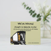 Verhuistruck - We hebben Kaarten voor aankondiging (Staand voorkant)