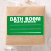 Verhuisverpakkingen Organiseren Labels - Badkamer (Insitu)