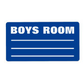 Verhuisverpakkingen Organiseren Labels - Jongens S (Voorkant)