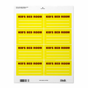 Verhuisverpakkingen Organiseren Labels - Kinderkam
