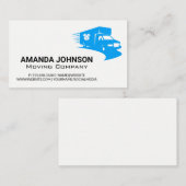 verhuiswagen | bezorgdienst visitekaartje (Voorkant / Achterkant)
