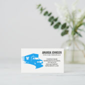 verhuiswagen | Truckservice Visitekaartje (Staand voorkant)