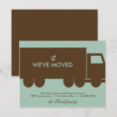 Verhuiswagen verhuisbericht kaart (Voorkant / Achterkant)