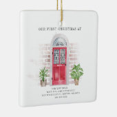 Verhuizen Adres Vakantie Adres Veranderen van Kers Keramisch Ornament (Rechts)