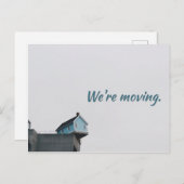 Verhuizen huis adreswijziging verhuizen aankondigingskaart (Voorkant / Achterkant)