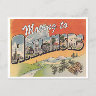 Verhuizen naar Arkansas  adreswijziging Briefkaart