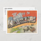 Verhuizen naar Arkansas adreswijziging Briefkaart (Voorkant / Achterkant)