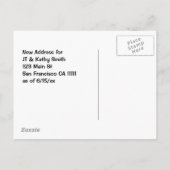 Verhuizen naar Californië  adreswijziging Aankondigingskaart (Achterkant)