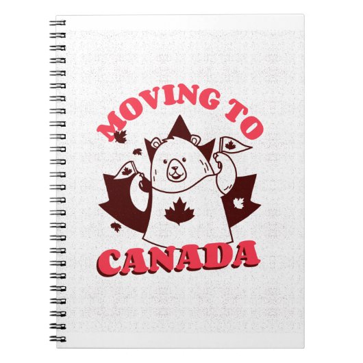 Verhuizen naar Canada Notitieboek (Voorkant)