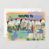 Verhuizen naar Colorado adreswijziging Aankondigingskaart (Voorkant / Achterkant)