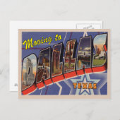Verhuizen naar Dallas TX  fun Adres wijzigen Aankondigingskaart (Voorkant / Achterkant)