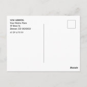 Verhuizen naar Denver  stijl adreswijziging Briefkaart (Achterkant)