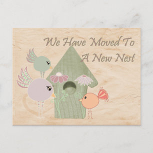 Verhuizen naar een nieuw Nest Briefkaart