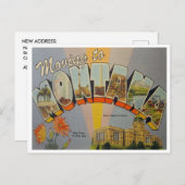 Verhuizen naar Montana  Style Adreswijziging Briefkaart (Voorkant / Achterkant)