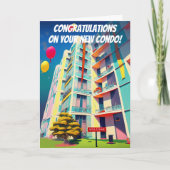 Verhuizen naar nieuwe Condo Gefeliciteerd Kaart (Voorkant)