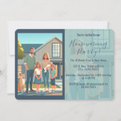 Verhuizen naar nieuwe Home Foto Housewarming Uitno Aankondiging (Voorkant)