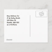 Verhuizen naar Seattle WA adreswijziging Aankondigingskaart (Achterkant)