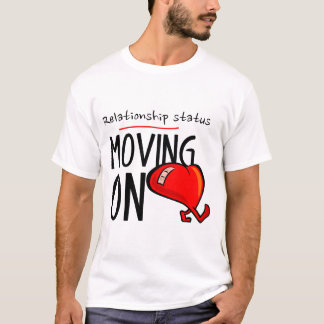 Verhuizen op T-shirt