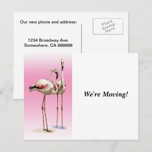 Verhuizen - Verhuizen - Briefkaart (Voorkant / Achterkant)