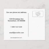 Verhuizen - Verhuizen - Briefkaart (Achterkant)