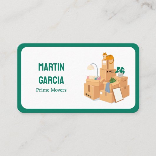 verhuizing visitekaartje (Voorkant)