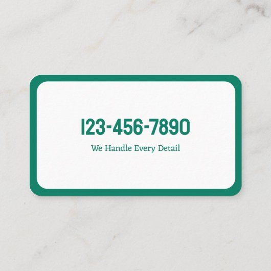 verhuizing visitekaartje (Achterkant)