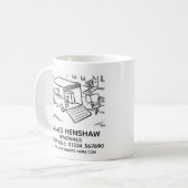 Verhuizingen of Home Movers Koffiemok (Voorkant links)