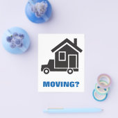 verhuizingsdienst of verhuisbedrijf flyer (Enkel)