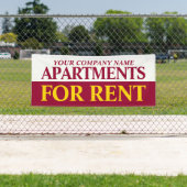 Verhuur bedrijf te huur signage banner (Insitu)