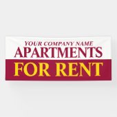 Verhuur bedrijf te huur signage banner (Horizontaal)