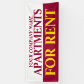 Verhuur bedrijf te huur signage banner (Verticaal)