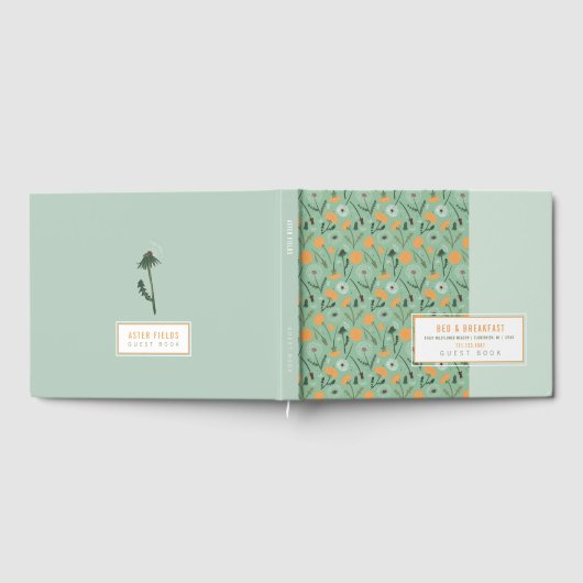 Verhuur Gastenboek Paardebloem Sinaasappel Bloemen (Volledig)