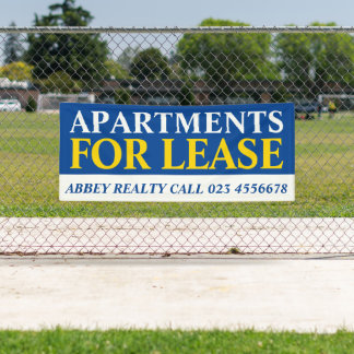 Verhuur lease bedrijf te huur signage banner