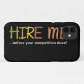 Verhuur me voordat uw concurrentie iPhone-kwestie  Case-Mate iPhone Case (Achterkant (horizontaal))